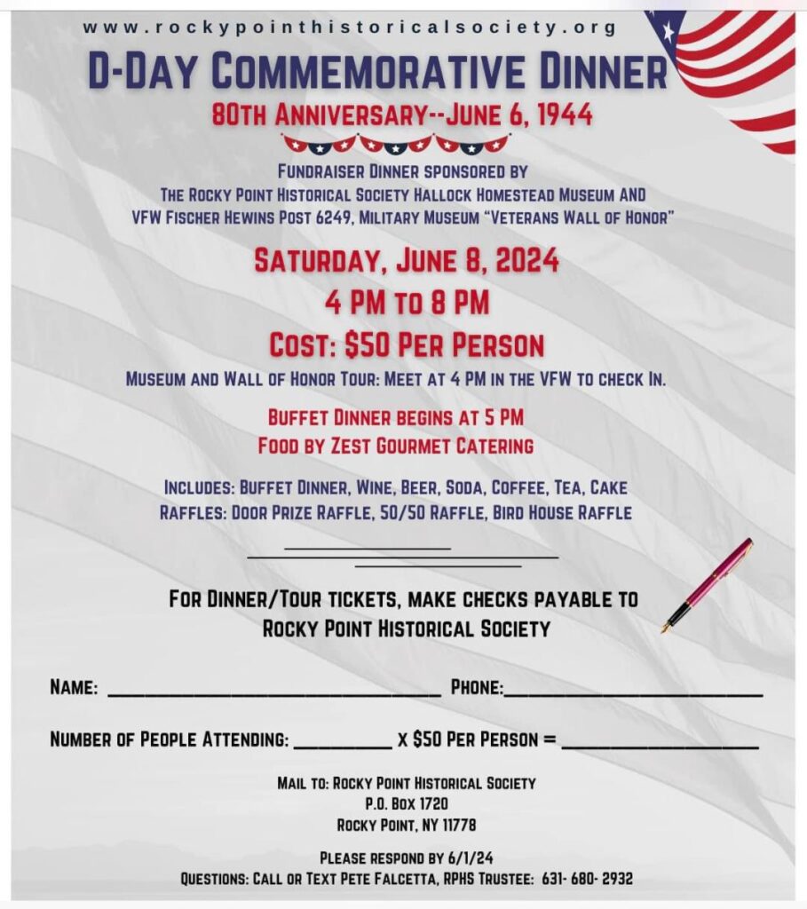 Rocky Point Historical Society 172 Hallock Landing Road — P.O. Box