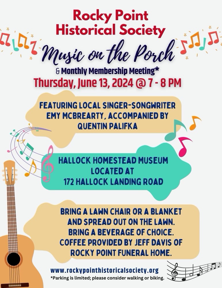 Rocky Point Historical Society 172 Hallock Landing Road — P.O. Box